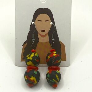 Colorful Beaded Earrings
